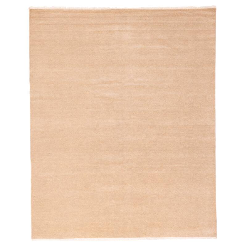 ECARPETGALLERY Hand-knotted Mystique Brown Wool Rug - 8'1 x 9'10