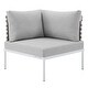 preview thumbnail 19 of 19, Harmony 10-Piece Sunbrella® Basket Weave Outdoor Patio Aluminum Sectional Sofa Set
