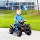preview thumbnail 2 of 5, 6V Kids ATV Ride-On Quad, Songs, Black, Ages 18-36 Months