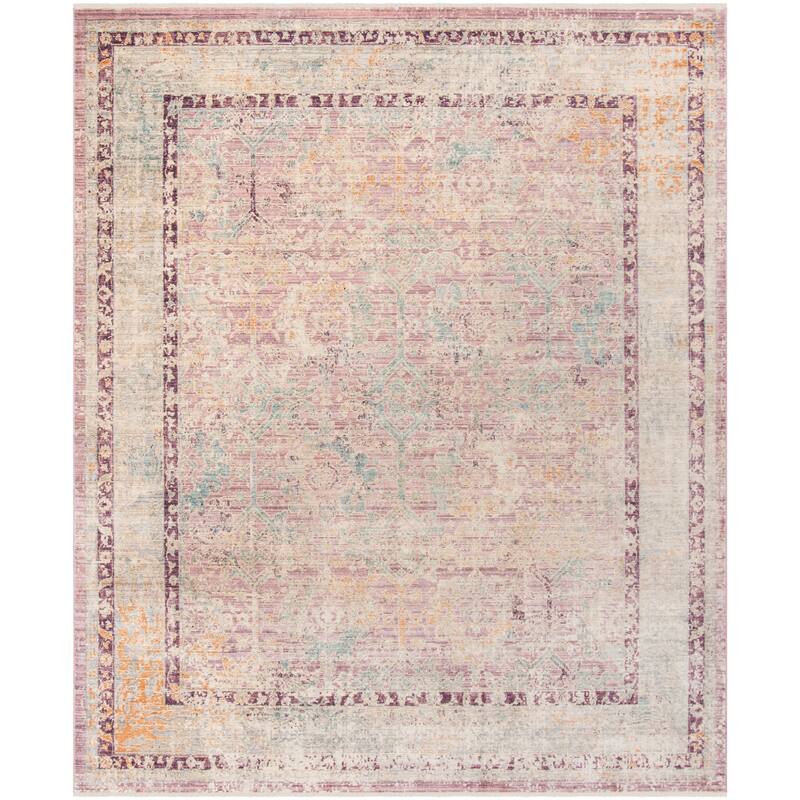 SAFAVIEH Illusion Marci Vintage Boho Oriental Viscose Rug with