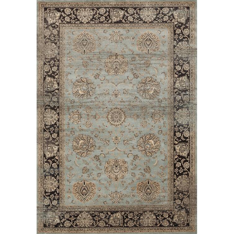 Antique Collection Traditional Area Rug - 6'9" x 9'6" - Blue