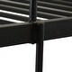 preview thumbnail 5 of 23, Iron Bed Bunk Bed with Ladder for Kids Twin Size White