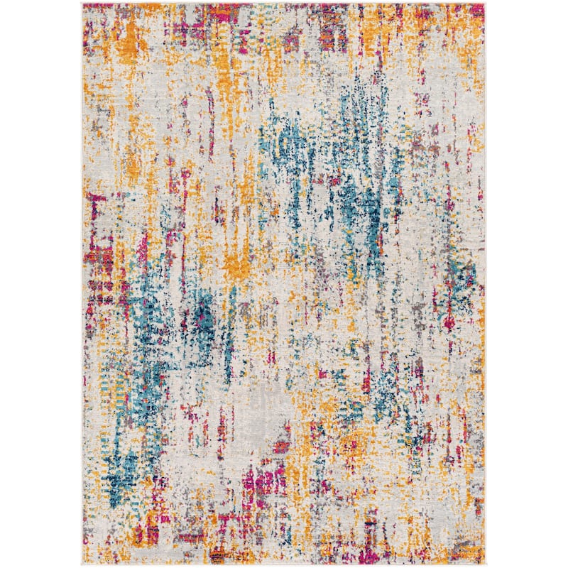 Livabliss Industrial Floransa Abstract Area Rug