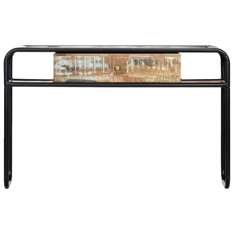 vidaXL Console Table 46.5"x11.8"x29.5" Solid Reclaimed Wood - 46.5" x 11.8" x 29.5"