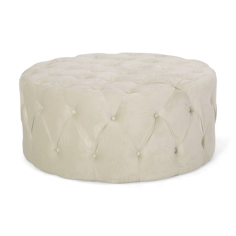 Elegant Design Ottoman with Velvet ,suit a variety of stylish home Settings