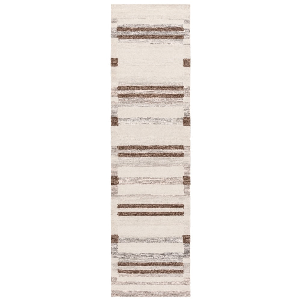 SAFAVIEH Handmade Ebony Badita Boho Tribal Wool Rug