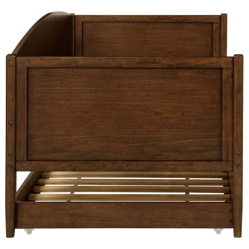 Fallbrook Medium Walnut Twin Daybed with Trundle