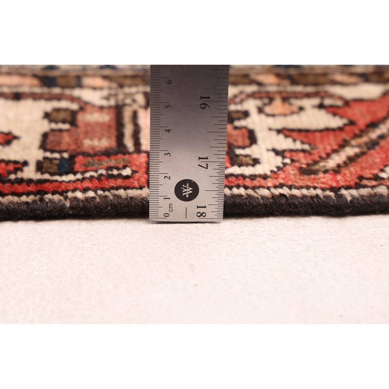 ECARPETGALLERY Hand-knotted Kayseri Dark Copper Wool Rug - 6'6 x 9'0