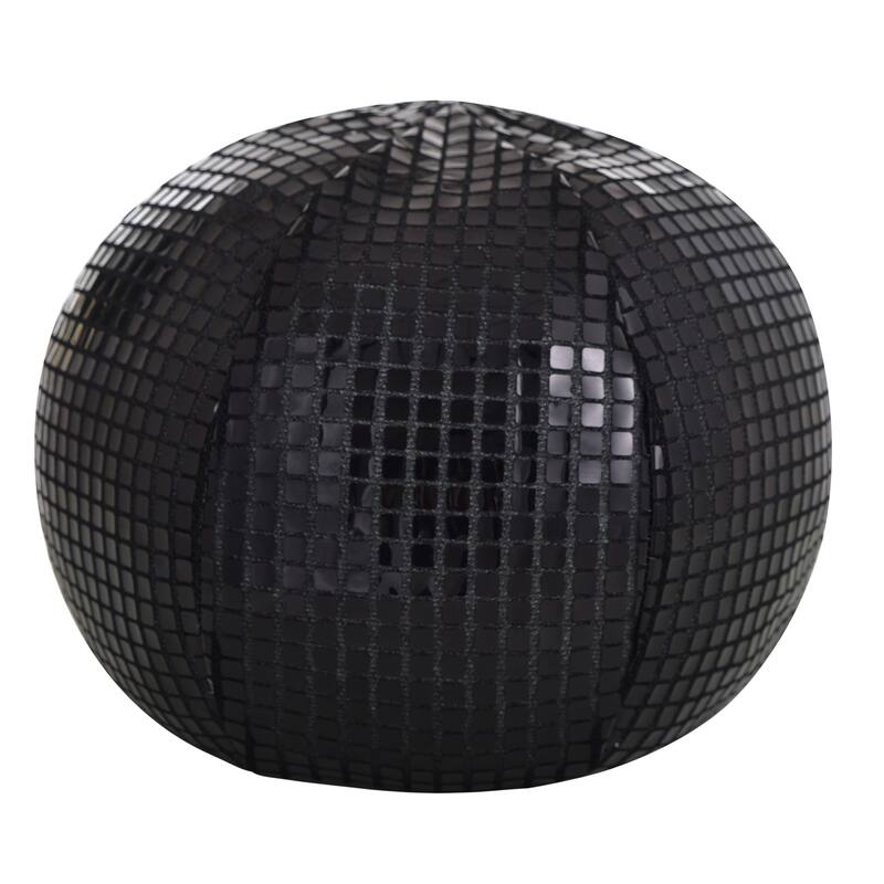 StyleCraft Mirage Metallic Throw Pillow - Black