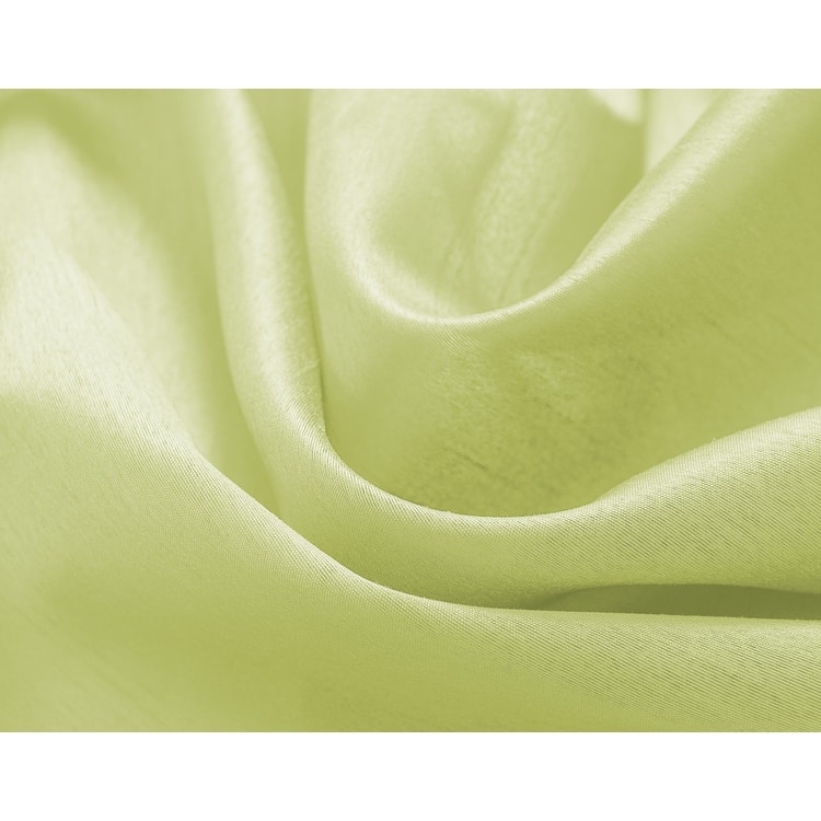 Nancy Faux Silk Grommet Window Curtain Panel - 84 or 95 inch
