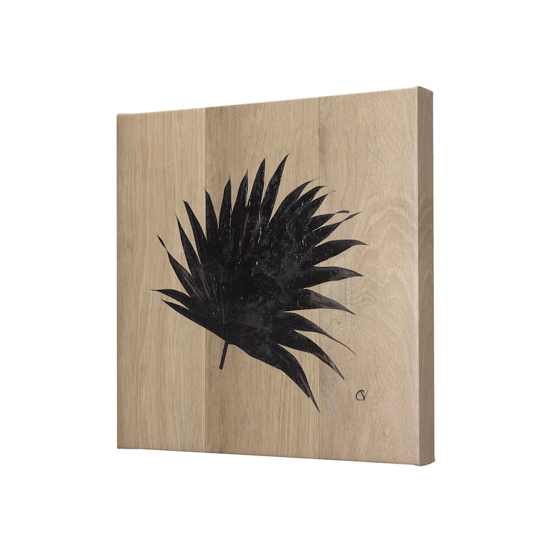 Tropical Leaf II (30 x 30) Canvas Art Print
