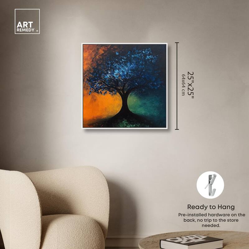 Tree of Opposites II Canvas by Art Remedy