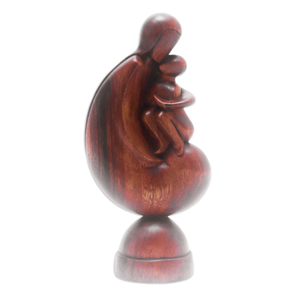 Novica Handmade Beloved Child Wood Sculpture