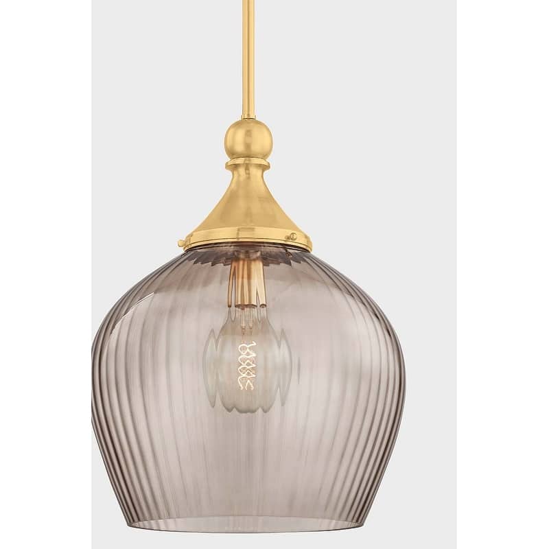 Hudson Valley Lighting 6916 Chatton 17" Wide Pendant with Fluted Glass