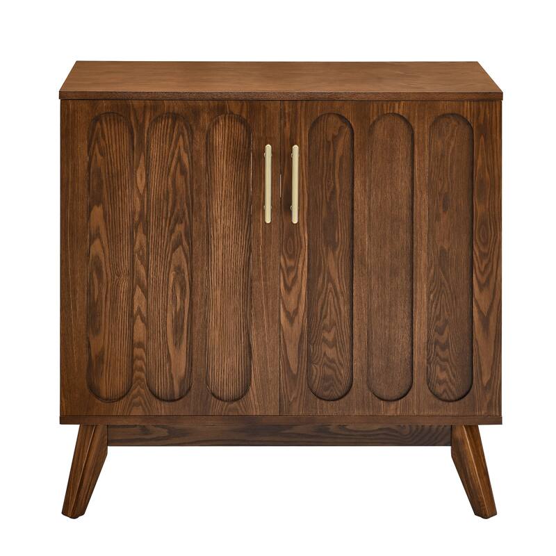 Versatile Mid Century Modern Storage Cabinet with Adjustable Shelves and Sturdy Construction
