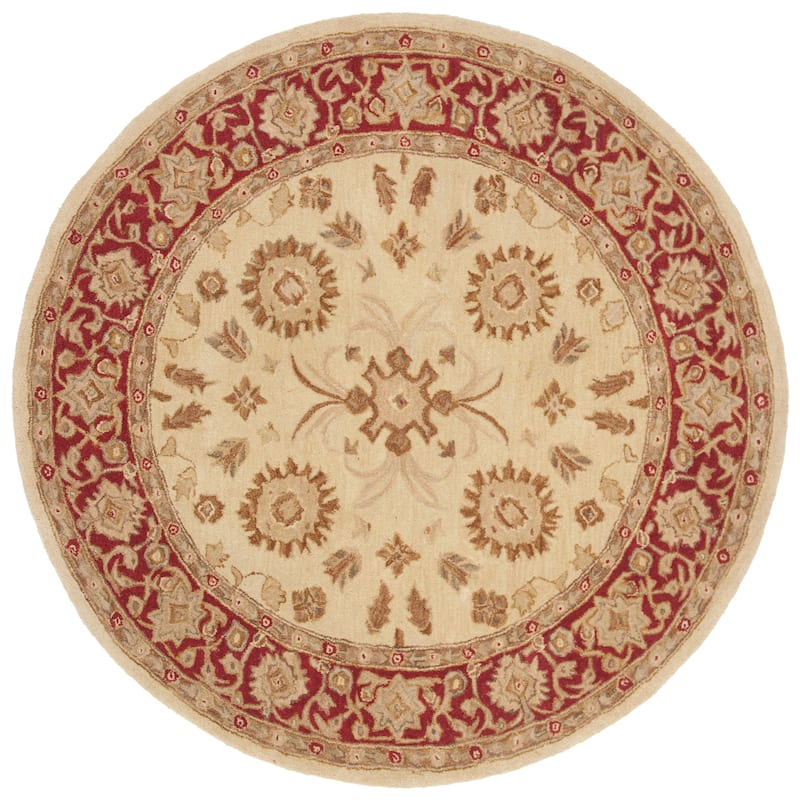 SAFAVIEH Handmade Anatolia Zelmira Traditional Oriental Hand-spun Wool Rug