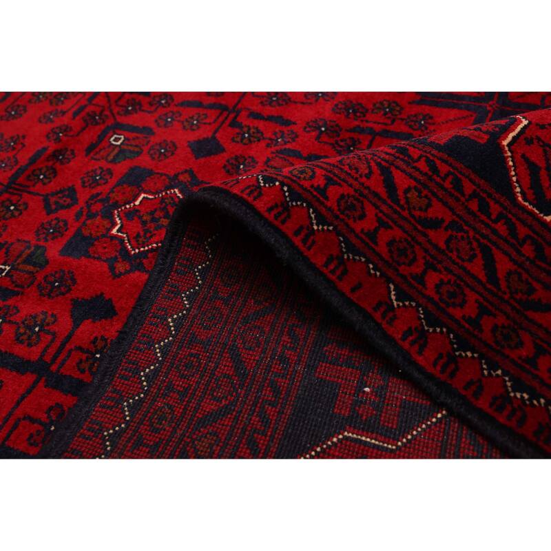 ECARPETGALLERY Hand-knotted Finest Khal Mohammadi Red Wool Rug - 5'7 x 8'4
