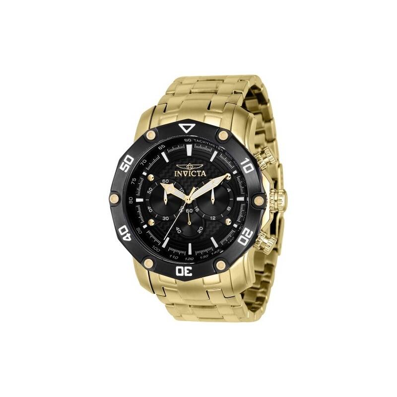 Invicta Men's 37725 Pro Diver Quartz Multifunction Black Dial Watch