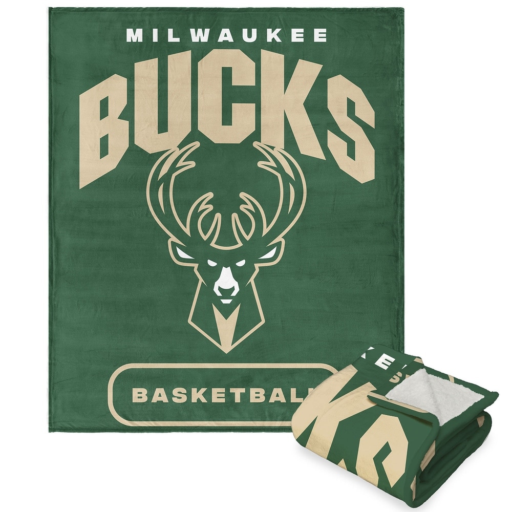 NBA High Block Silk Touch Sherpa Throw Blanket