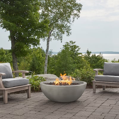 Alta Medium Propane Fire Bowl in Shade by Jensen Co - 38 x 38 x 14