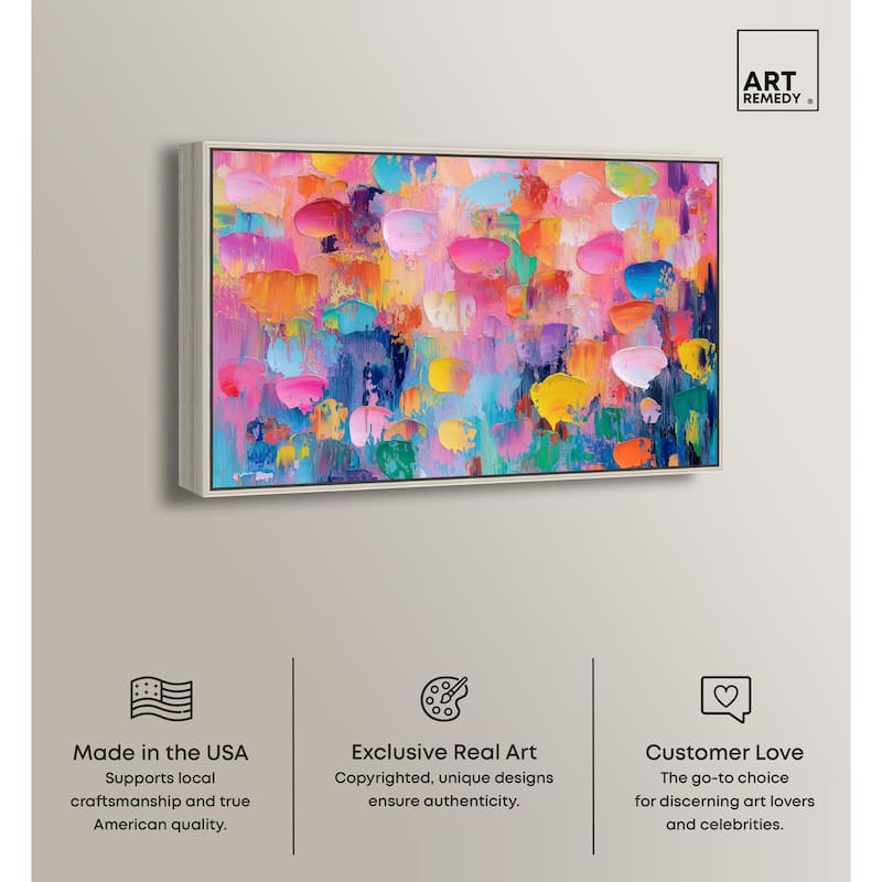 Jubilee of Colors Canvas by Art Remedy