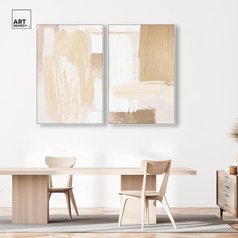 Tactile Textures II Canvas Set of 2 by Art Remedy