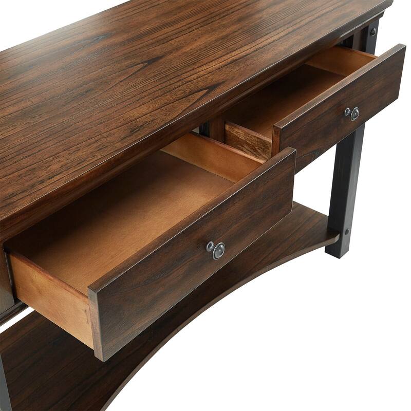Richter Wood Finish Sofa Table by iNSPIRE Q Classic - Sofa Table