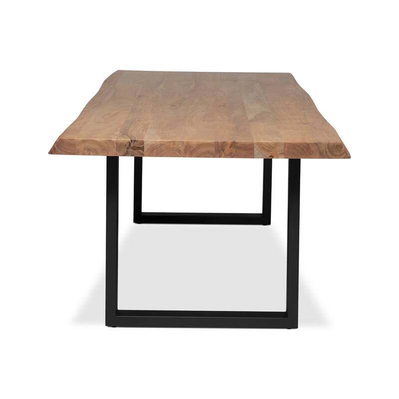 Urbia Brooks Solid Acacia Dining Table - U Base