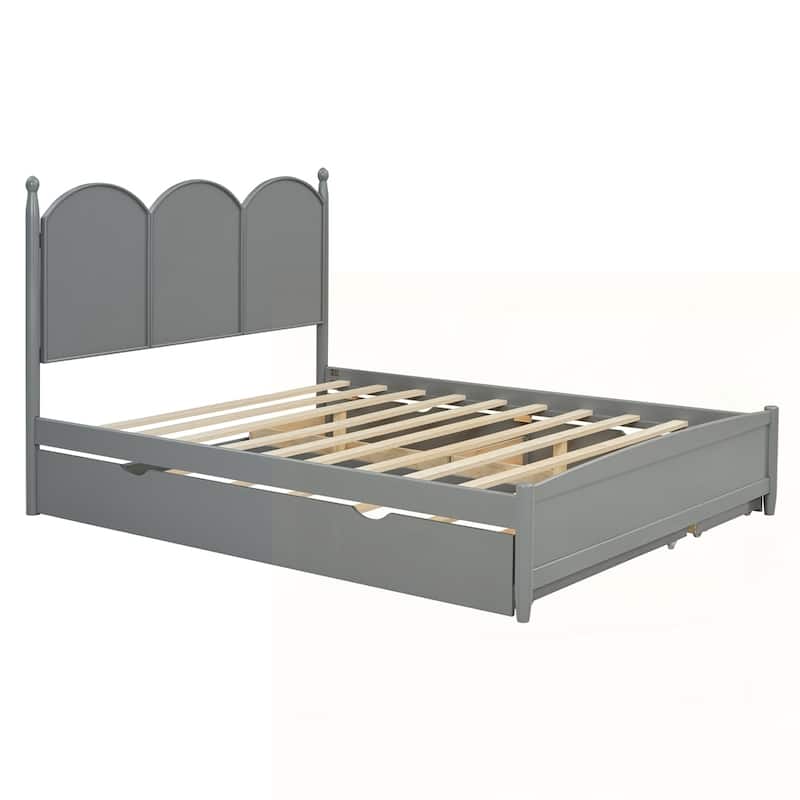 Platform Bed With with 2 Big Drawers