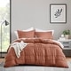 preview thumbnail 55 of 159, Chelsea Square Evans Pinch Pleated Soft Washed Boho Duvet Cover Set