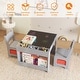 preview thumbnail 9 of 18, Kids Art Table and Chair Set, 3 in 1 Activity Table with 2 Chairs