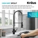 preview thumbnail 70 of 139, Kraus Britt Commercial 3-Function 1-Handle Pulldown Kitchen Faucet