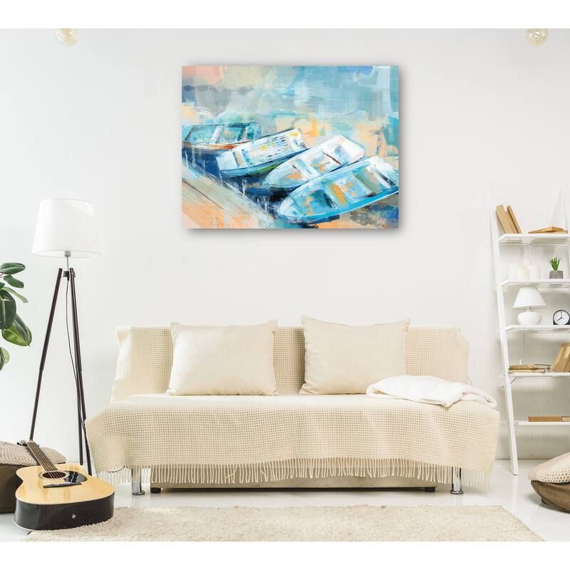 Modern Dock By Studio Arts Canvas Art Print