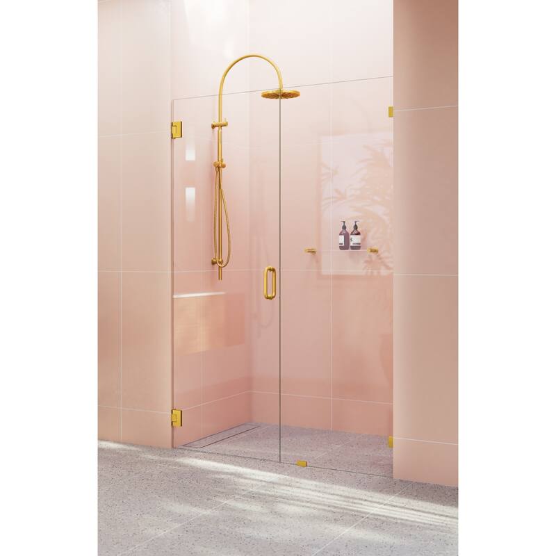 Glass Warehouse GW-WH-53 Illume 78" High x 53" Wide Hinged Frameless