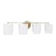 Option Matte Brass and White