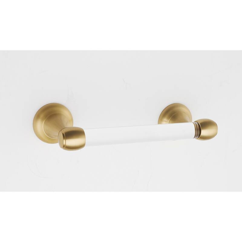 Alno Royale Modern Acrylic 6-1/4" Wide Double Post Toilet Paper Holder