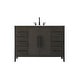 preview thumbnail 1 of 9, Elegant Lighting VF29348 Millie 48" Free Standing Single Basin Vanity Mocha Brown