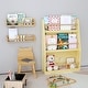 preview thumbnail 1 of 13, Kids Bookcases with 3 Tier Shelf, Reading & Organization Natural