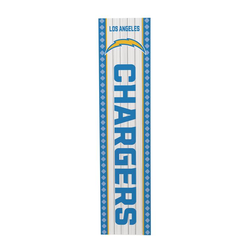 47" Double Sided Seasonal Porch Leaner, Los Angeles Chargers - 47" x 11.25"