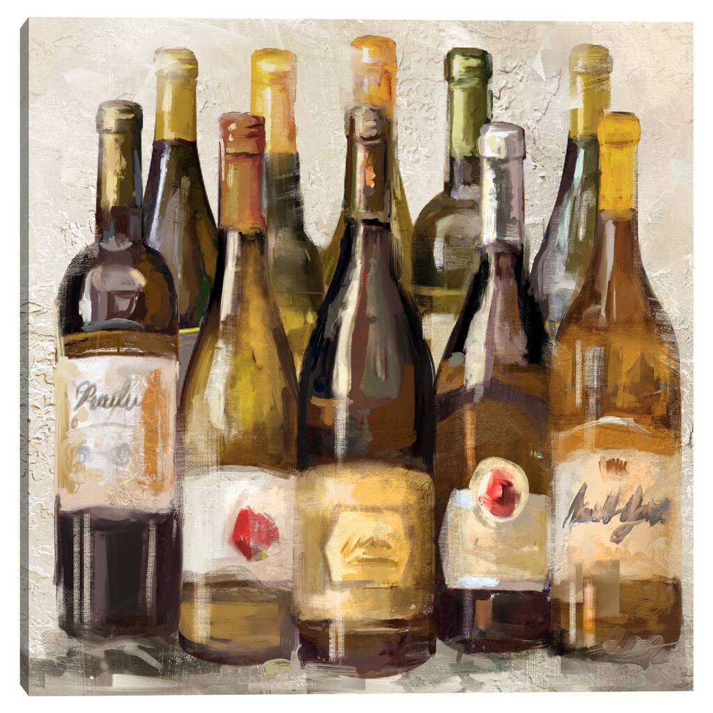 Vinology III by Studio Arts Canvas Art Print
