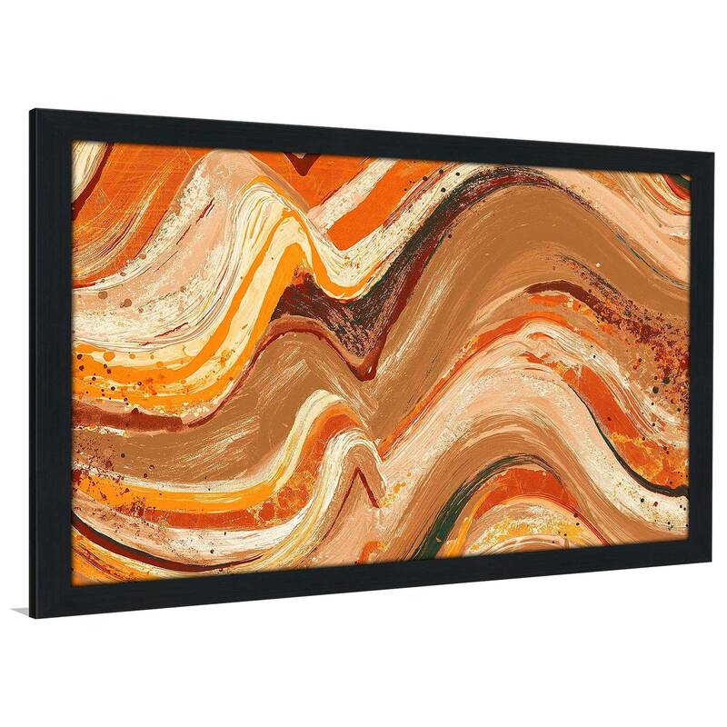 "New Concept Orange Abstract (Horizontal)" Print on Acrylic
