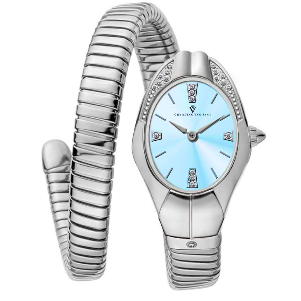 Christian Van Sant Women's Naga Blue Dial Watch - CV0884 - 6 (36)