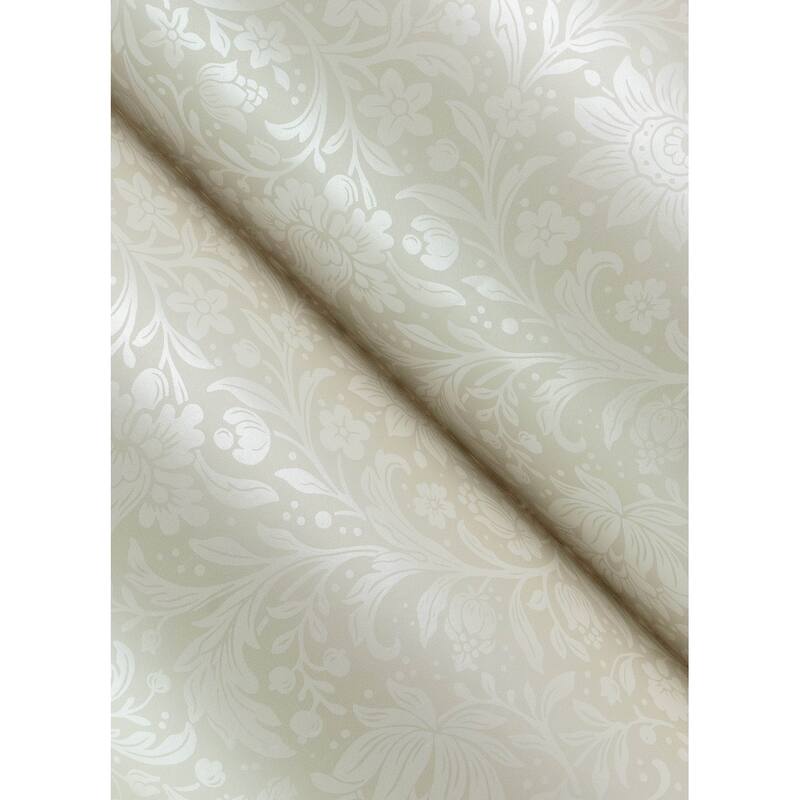 Chris Loves Julia x A-Street Prints Hague Ivory Floral Trail Wallpaper