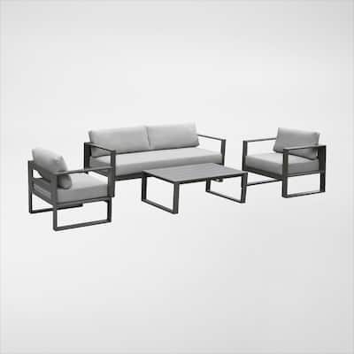 Navarro Outdoor Seating Set, Mocha
