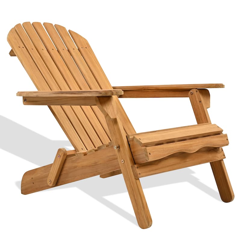 SAFAVIEH Couture Alani Teak Adirondack Chair - 30"W x 32"D x 35"H
