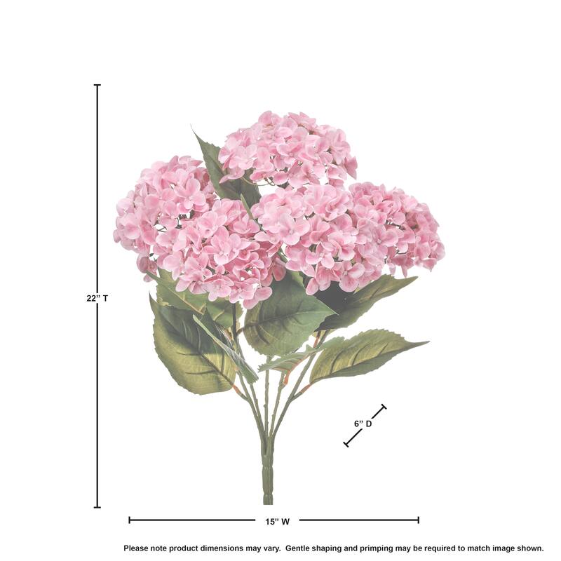 Natural Touch Garden Hydrangea Bush 22"