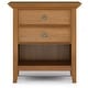 preview thumbnail 17 of 104, WYNDENHALL Halifax SOLID WOOD 24 inch Wide Bedside Nightstand Table