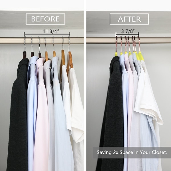 50/100 PCS Non-slip Clothes Hangers Suit Hangers Space Saving Home Organization