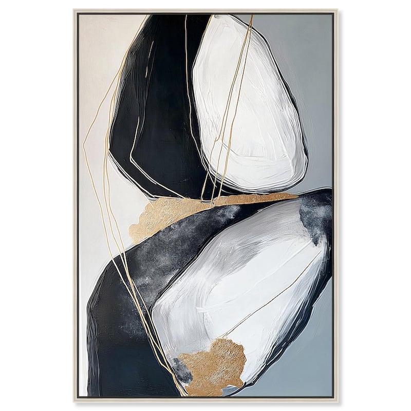 Earth's Treasures III Canvas by Art Remedy - Silver - 30" x 45"