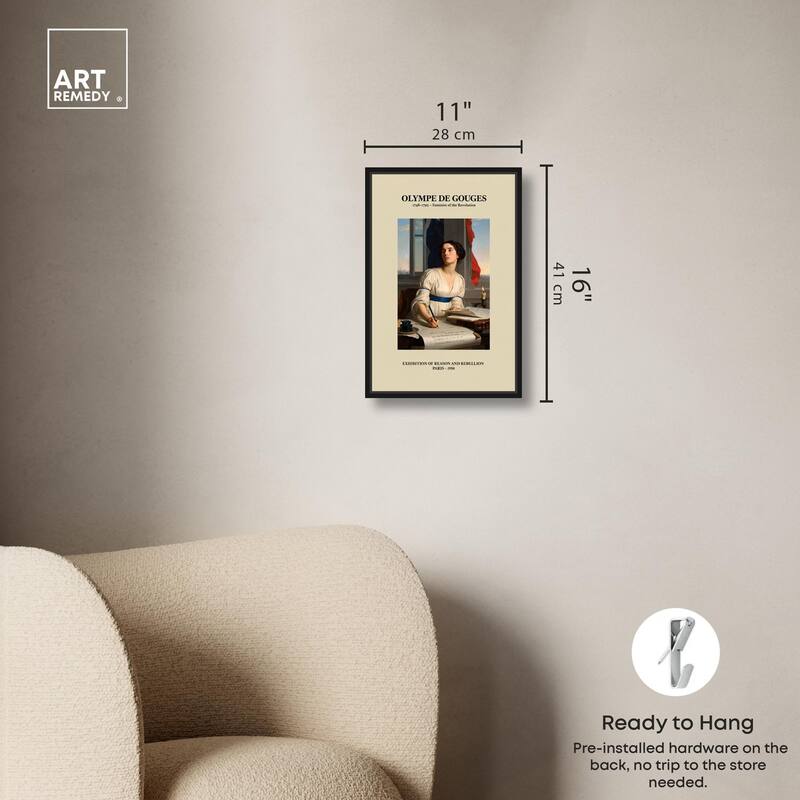 Intellectual Olympe Canvas by Art Remedy